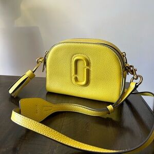 Marc Jacobs Yellow Shutter Crossbody Bag